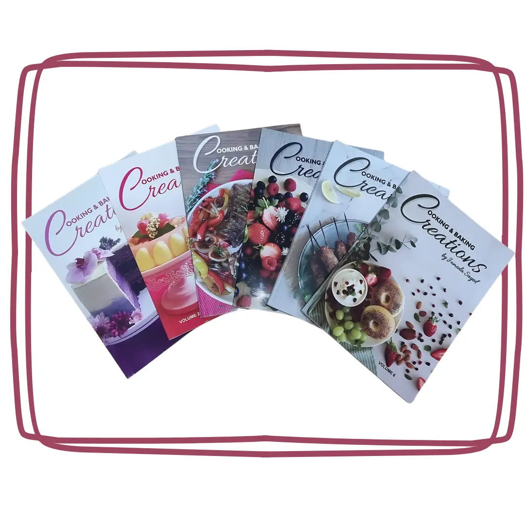 Cooking & Baking Creations - Set 1 - 6, By Jameela Sayed Jameela Sayed