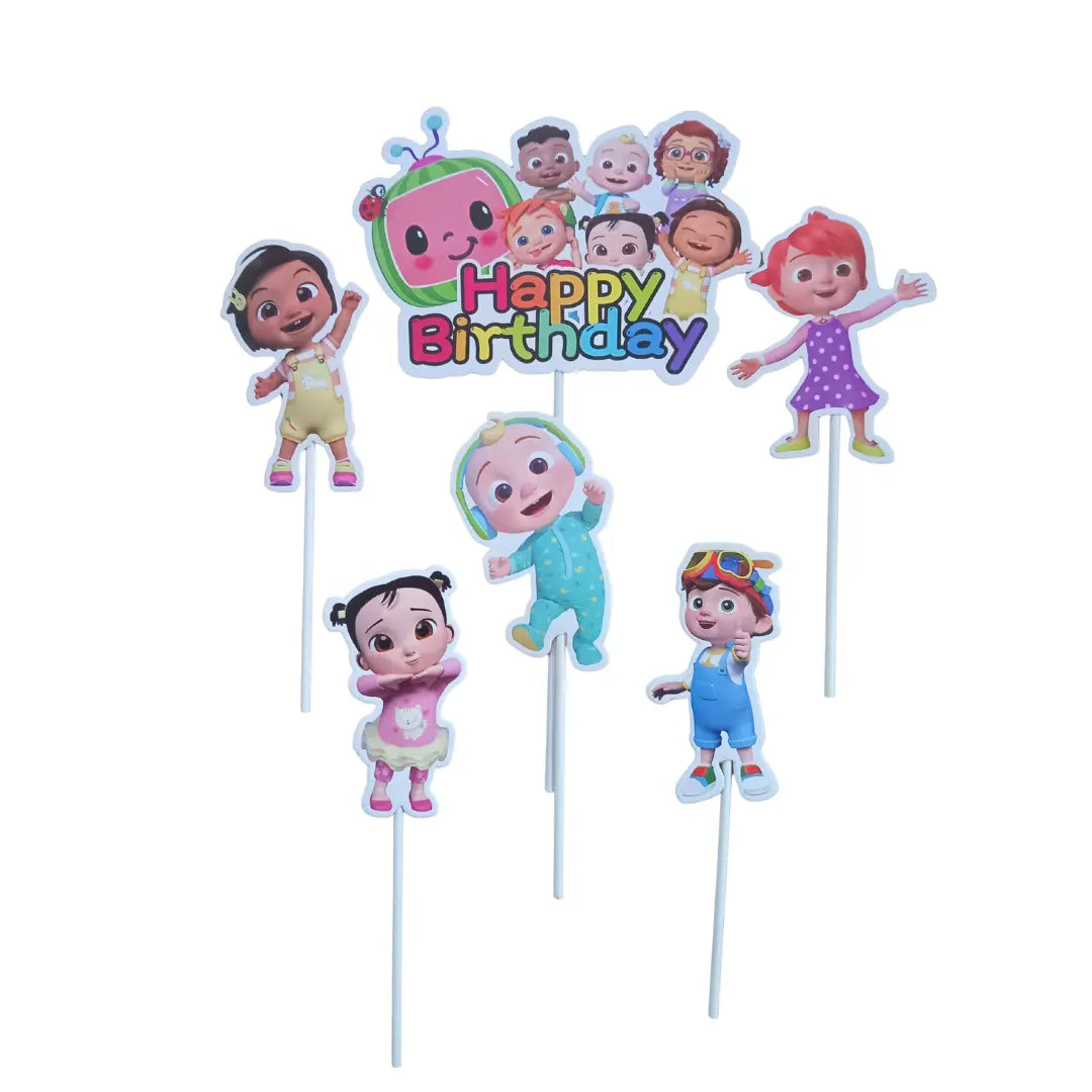 Character Cake toppers - 8/6 Piece Honey Bee