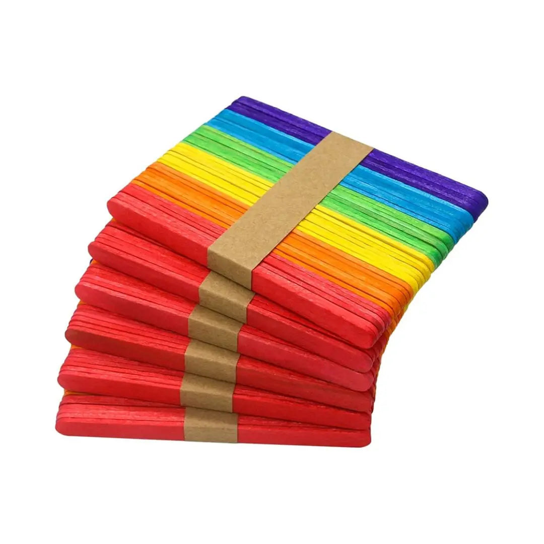 Coloured Wooden Sticks - Ice Cream Sticks Honey Bee