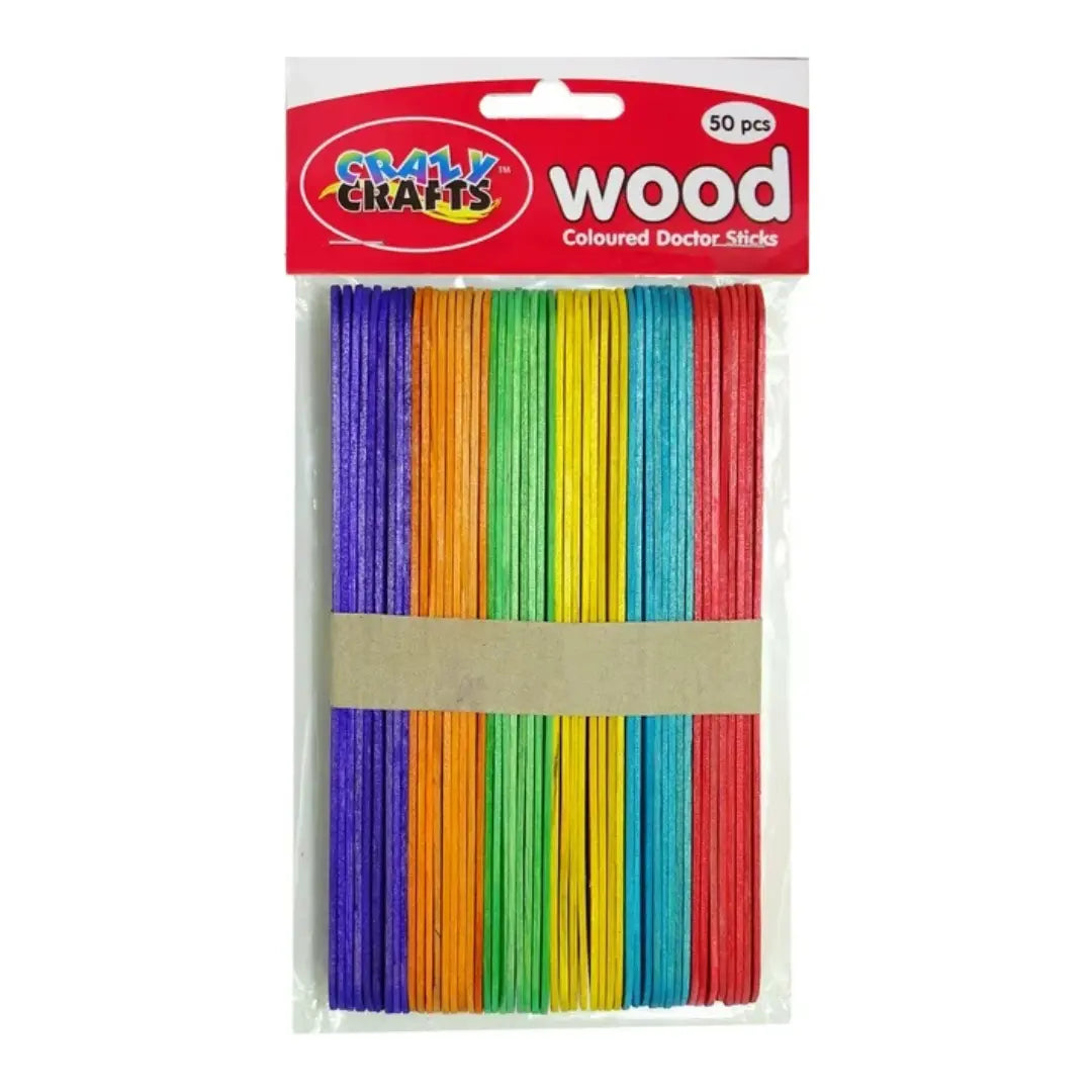 Crazy Craft Colour Doctor Sticks - 50pc Honey Bee