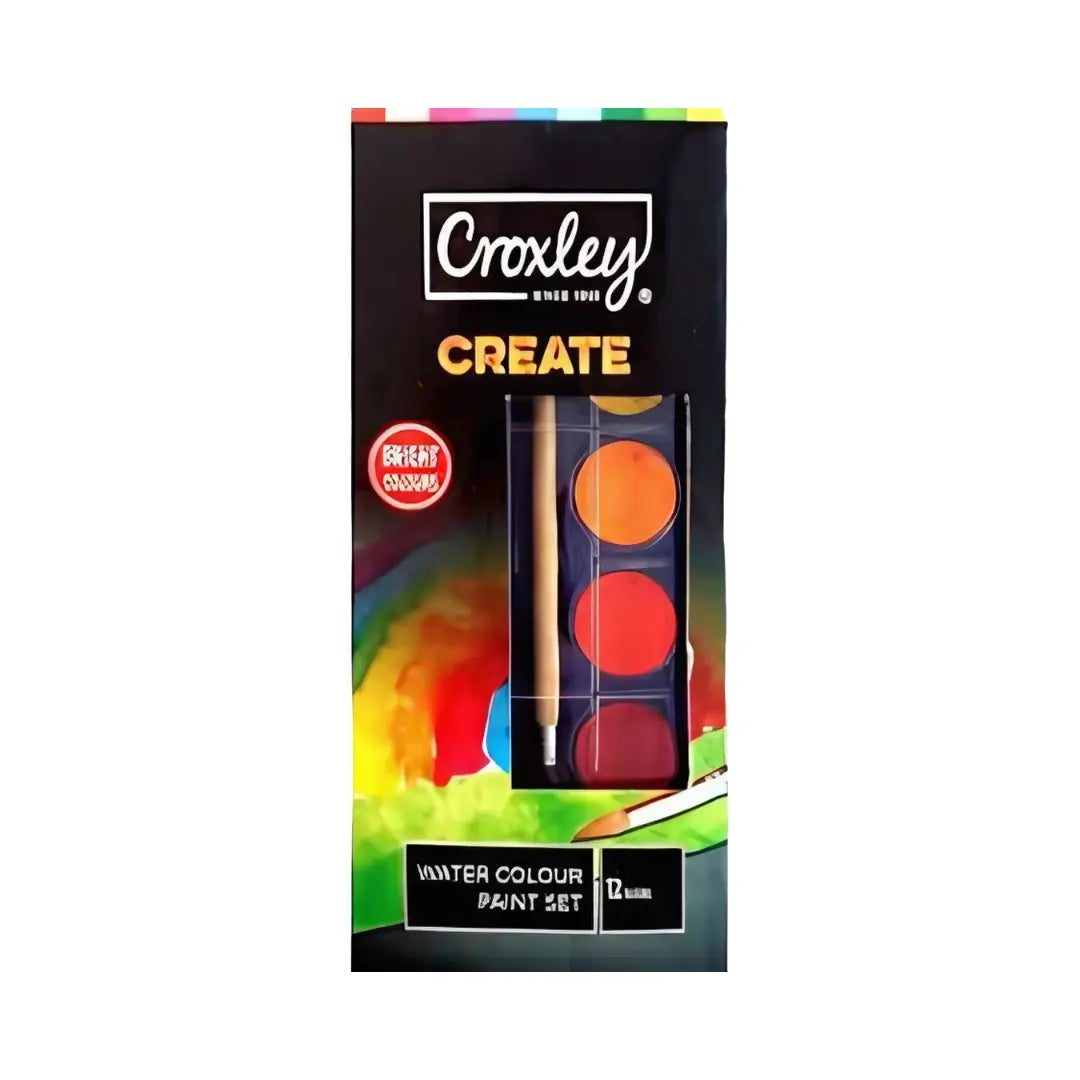 Croxley Create Water Colour Paint Set of 12 Honey Bee
