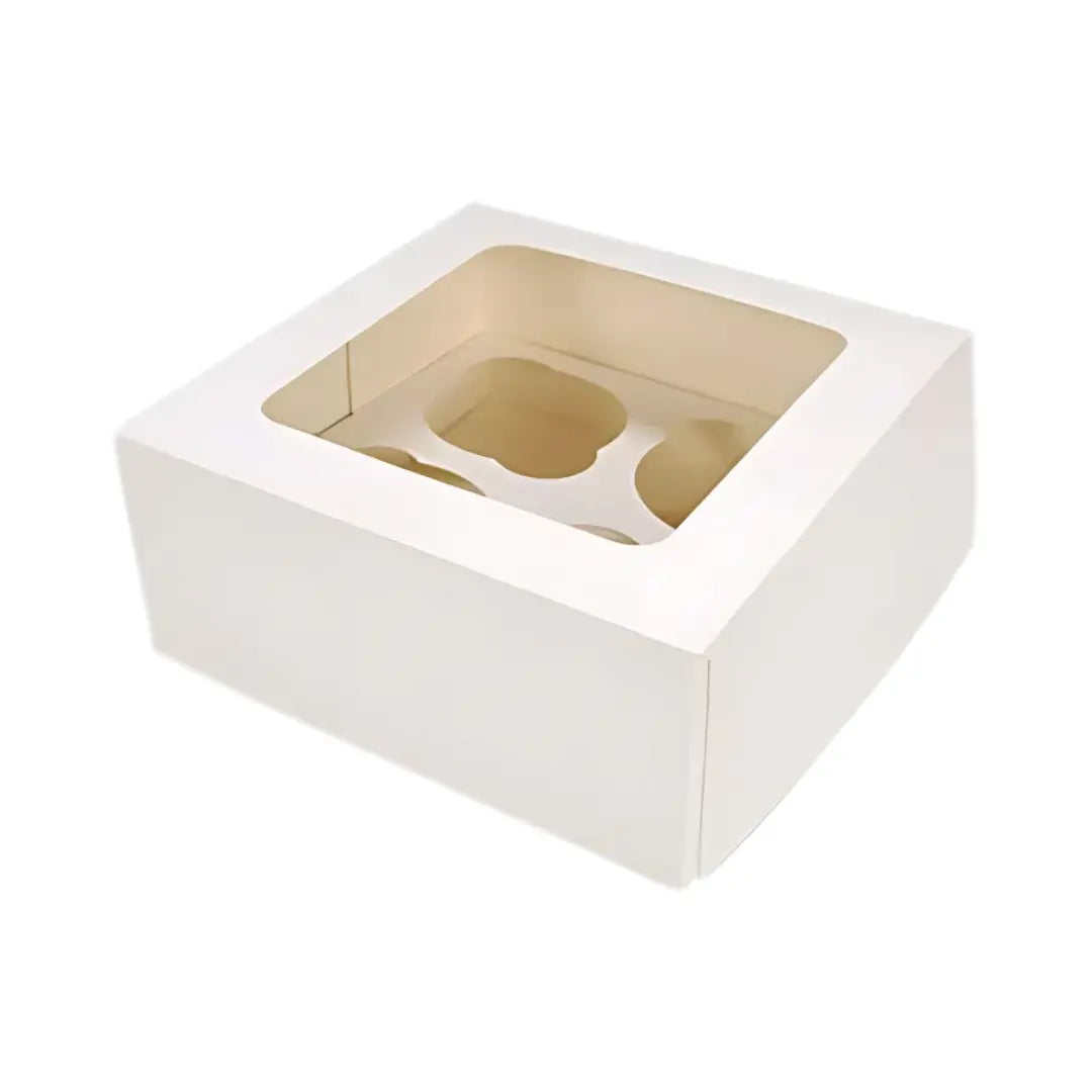 Muffin (cupcake) Box - Holds 4 Honey Bee