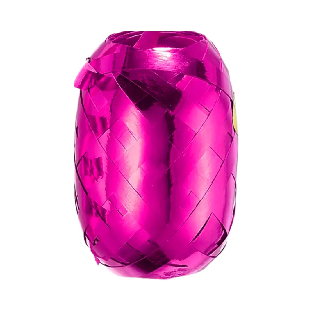 Bobbin Metallic Ribbon - Poly Ribbon, Pink, 20m Upikit