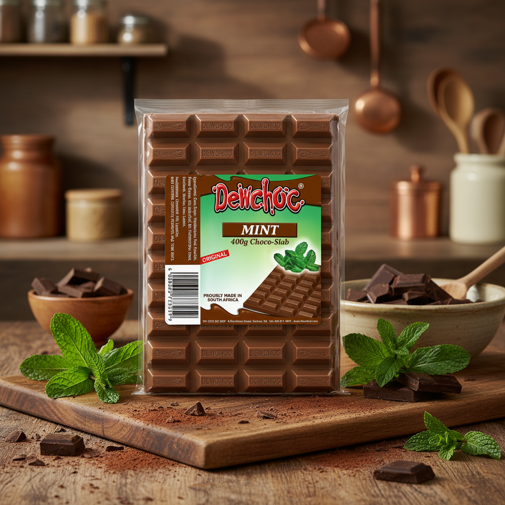 Dewchoc Mint Baking Chocolate – Mint Milk Chocolate | 400g