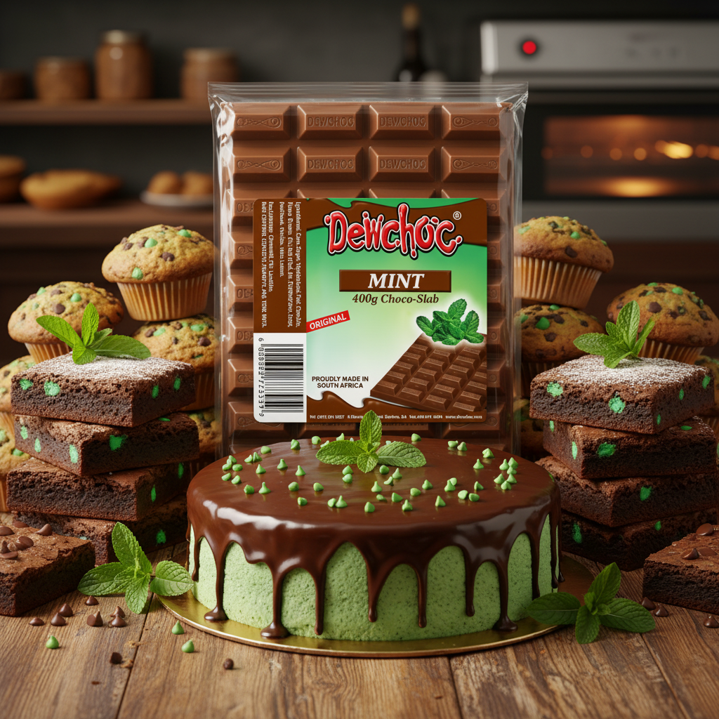 Dewchoc Mint Baking Chocolate – Mint Milk Chocolate | 400g