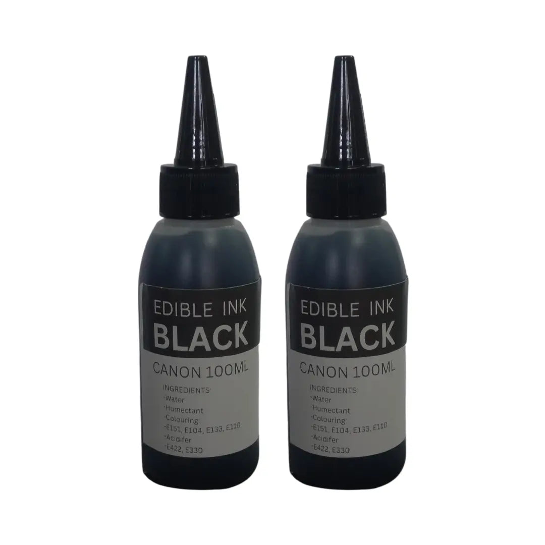 Edible Ink Refill Bottles For Ink Tank Printers - 2 Pack, Black Honey Bee Online