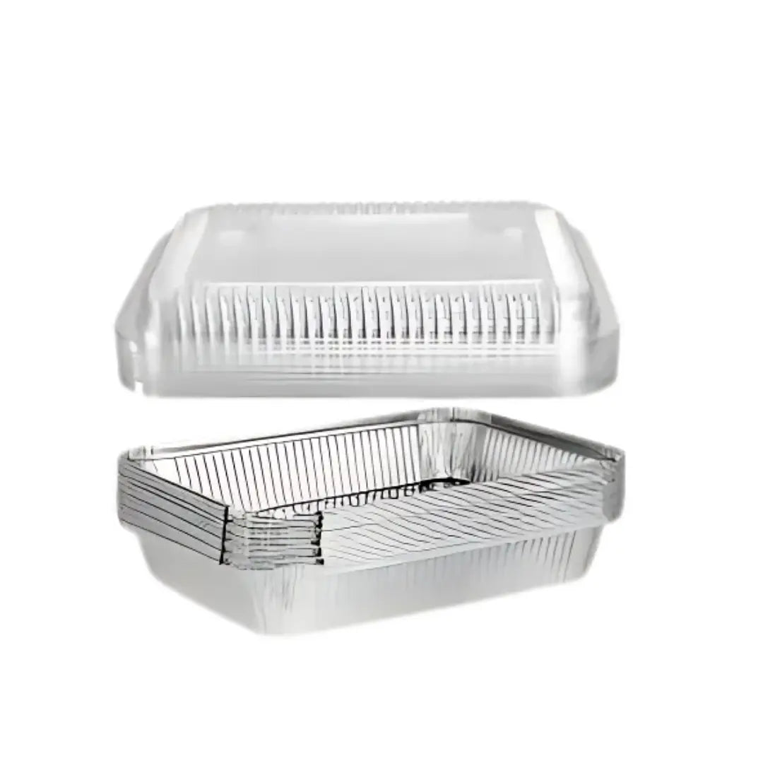 Foil Trays With Lids with plastic Lids - 5 pcs Honey Bee Online