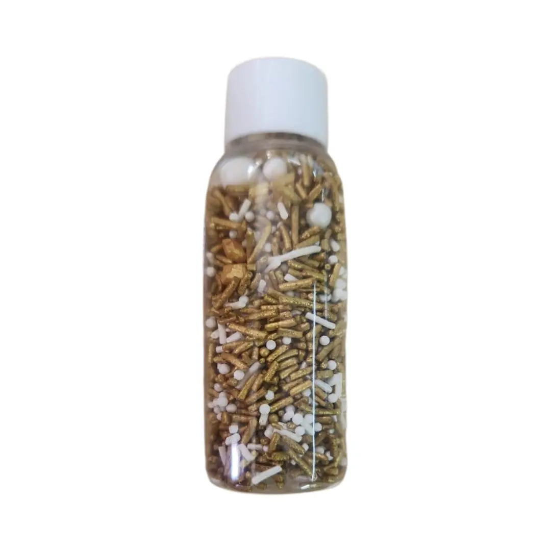 Mixed Sprinkles/ Vermicelli - Assorted Gold, Silver, & Bronze Honey Bee Online