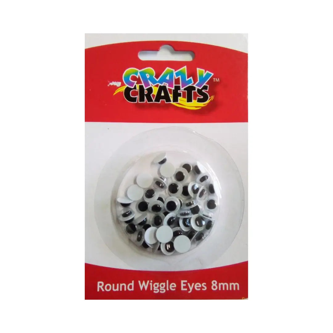 Crazy Craft Googly Eyes - 8mm Honey Bee