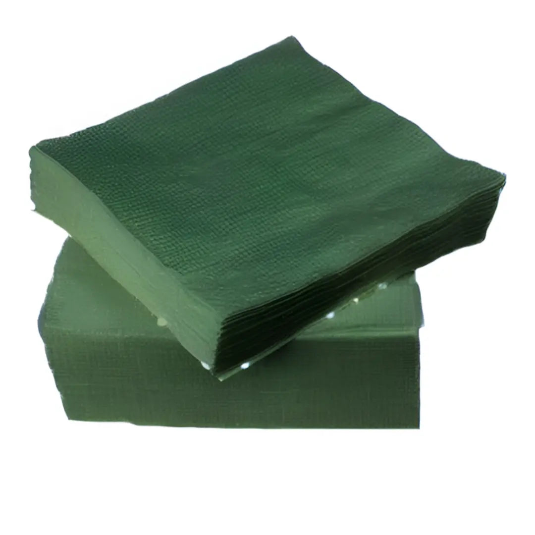 Serviettes - Hunting Green, 2 ply, 50s Honey Bee Online