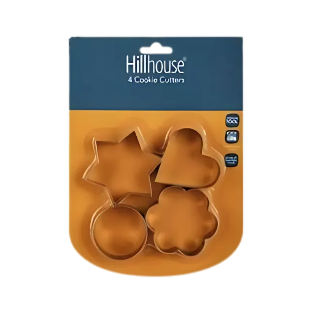 Hillhouse Cookie Cutters 4pcs