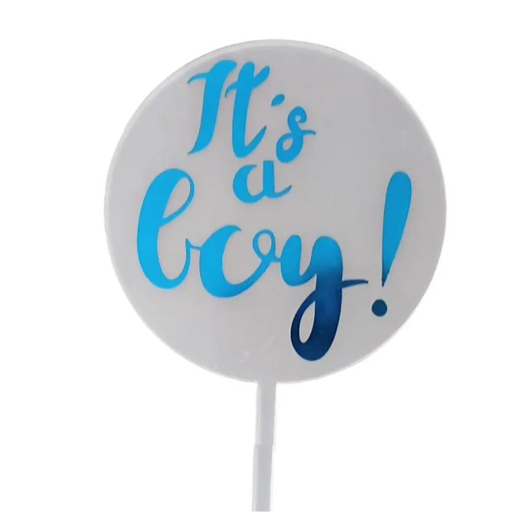Cake Toppers or Baby Shower Cakes - Acrylic, Oh Baby, Mom To Be, Its a Boy, Its A Girl Honey Bee