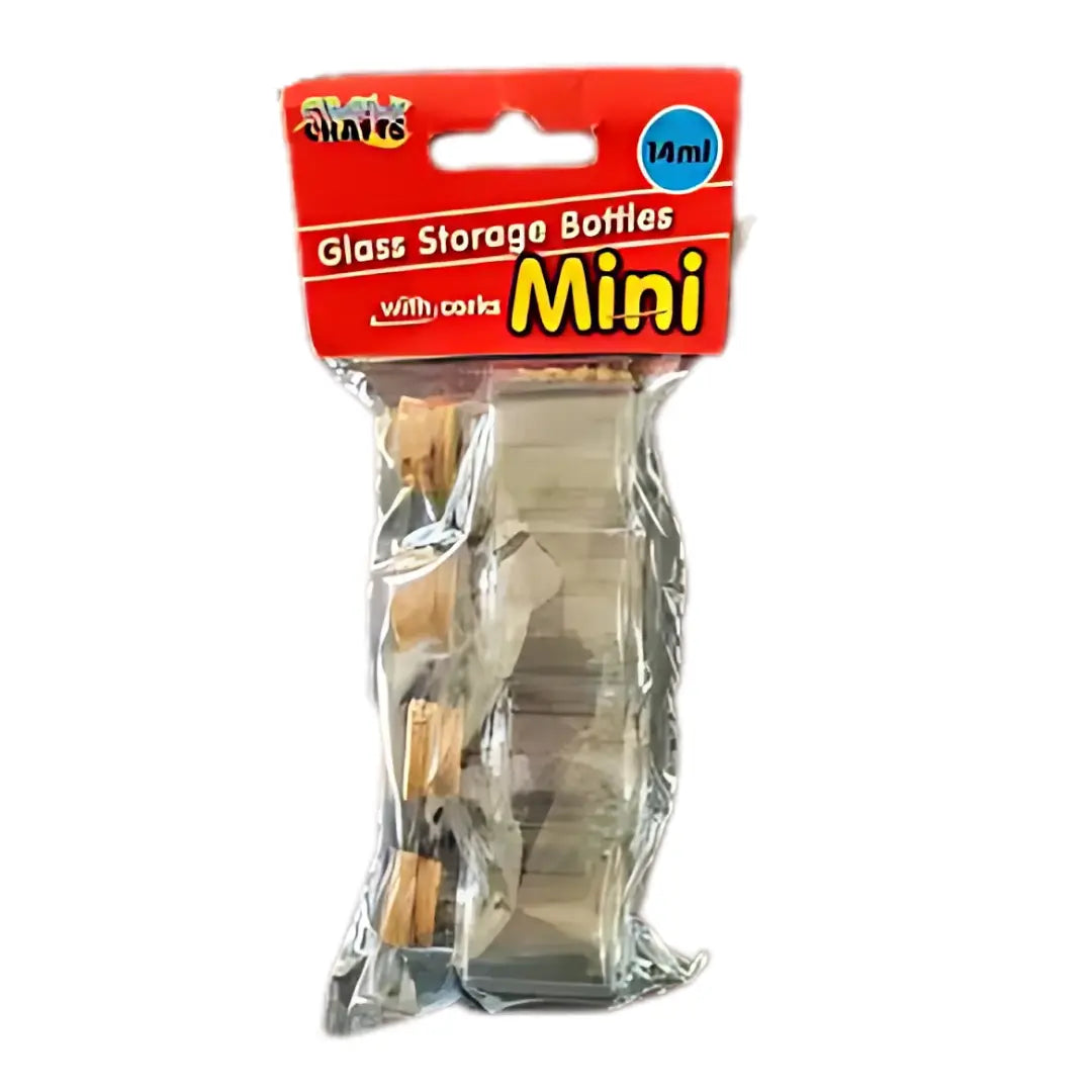 Crazy Crafts Mini Glass Storage Bottles - 14ml Honey Bee Online