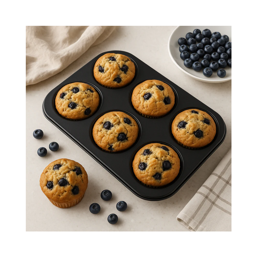 Jumbo Muffin Pans - 6 cups