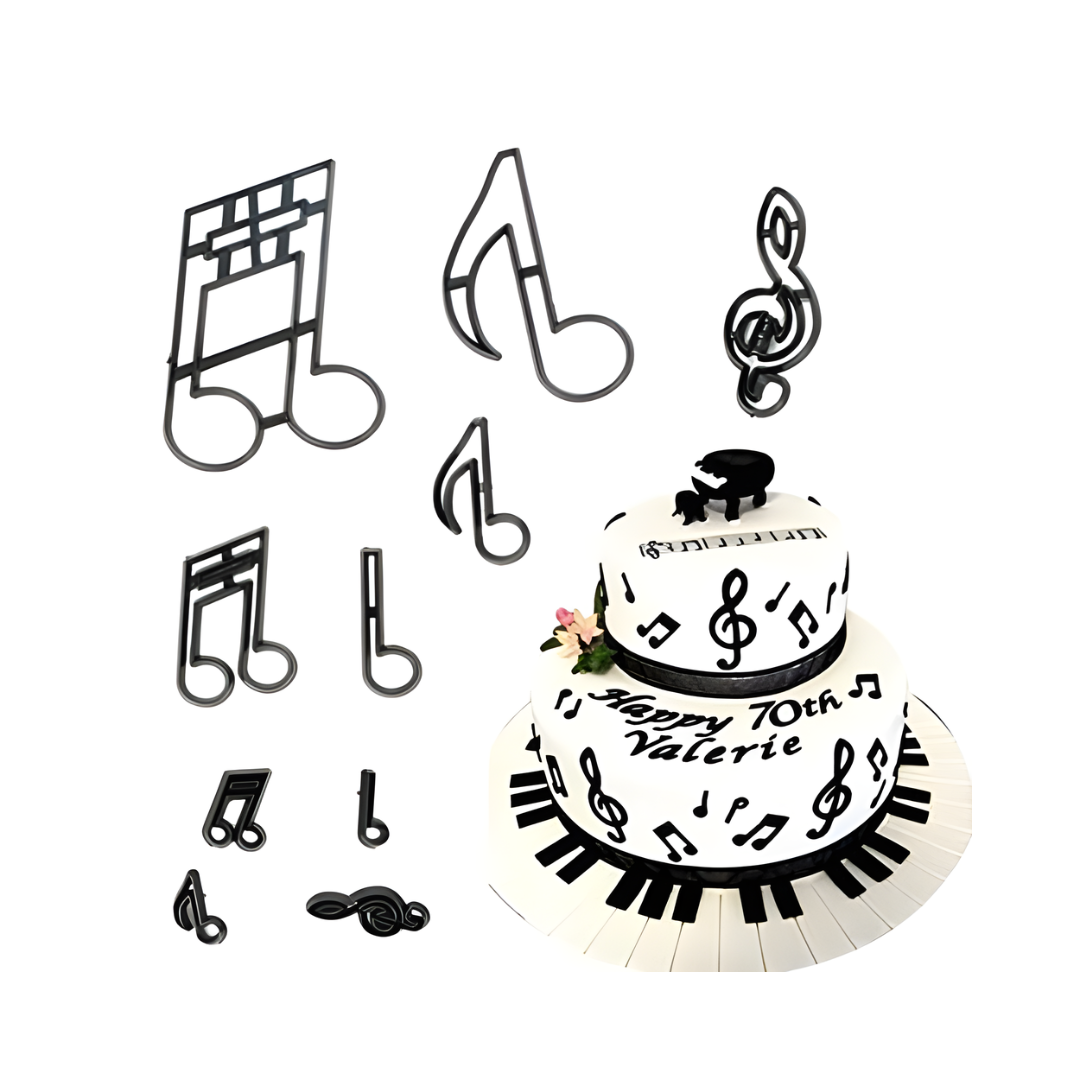 Musical Notes Cookie Cutter - 10pcs