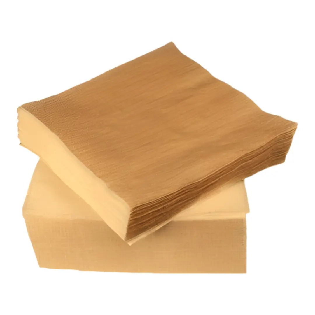 Serviettes - Natural, 2 ply, 50s Honey Bee Online