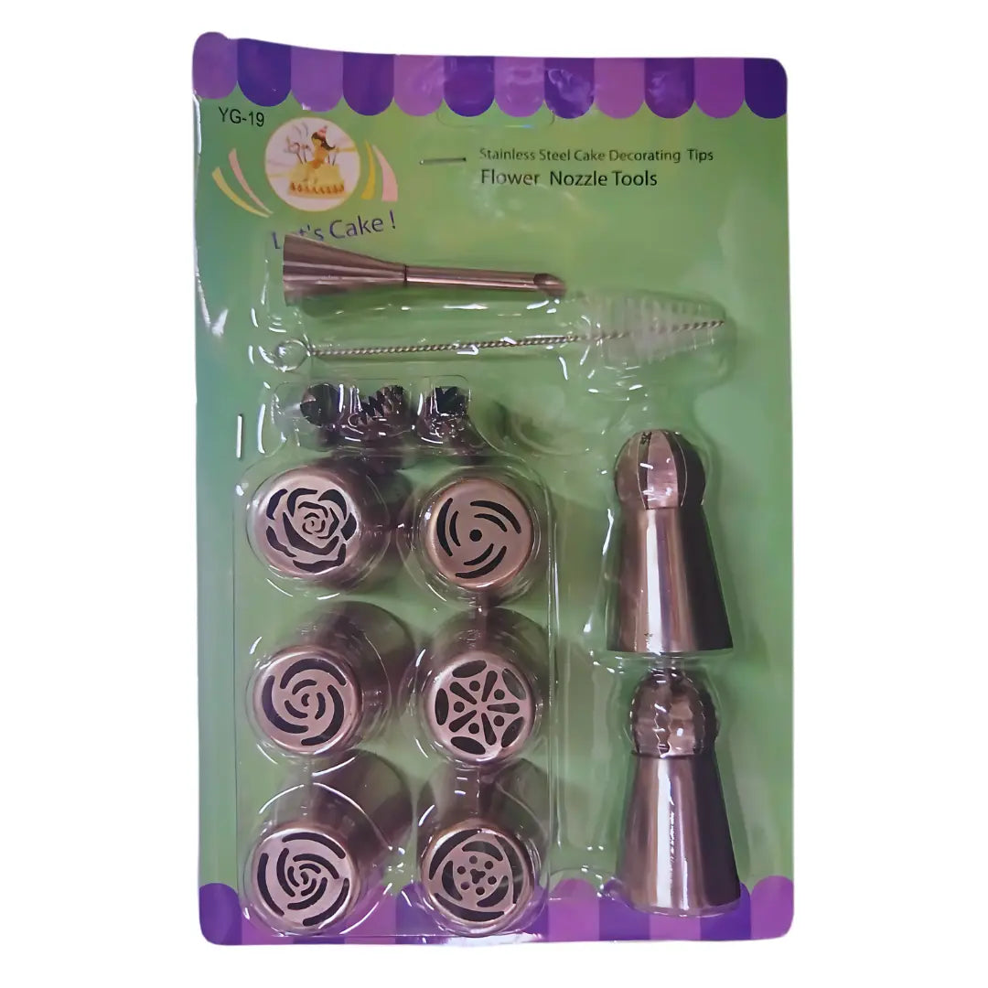Flower Nozzle Tools - 13pc, Stainless Steel Honey Bee Online