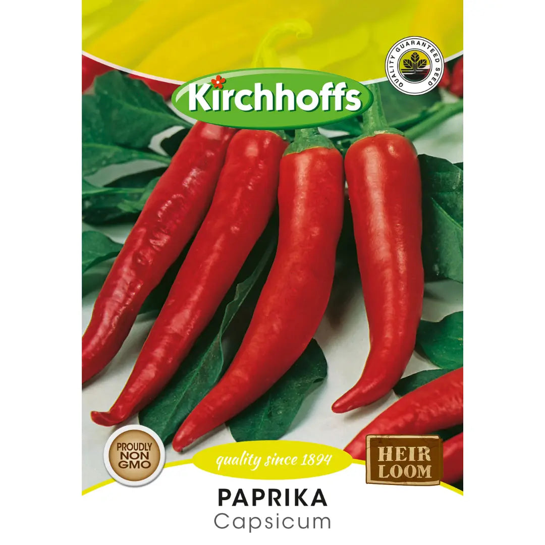 Paprika (Capsicum) - Kirchhoff Seeds, Herbs Kirchhoffs