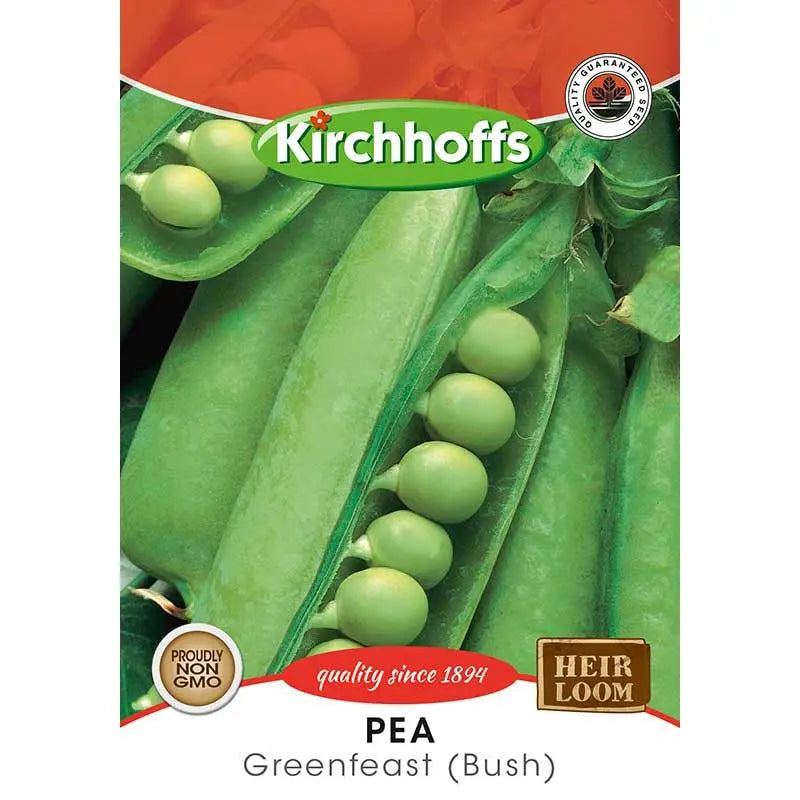 Pea (Greanfeast - Bush) - Kirchhoff Seeds, Vegetables Kirchhoffs