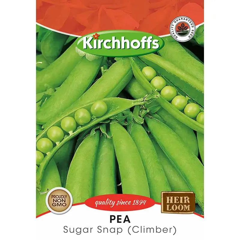 Pea (Sugar Snap - Climber) - Kirchhoff Seeds, Vegetables Kirchhoffs