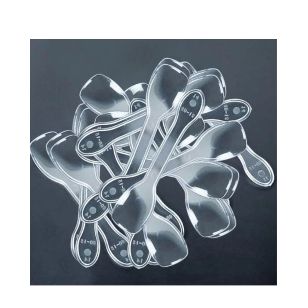 Plastic Dessert Spoons - 50s