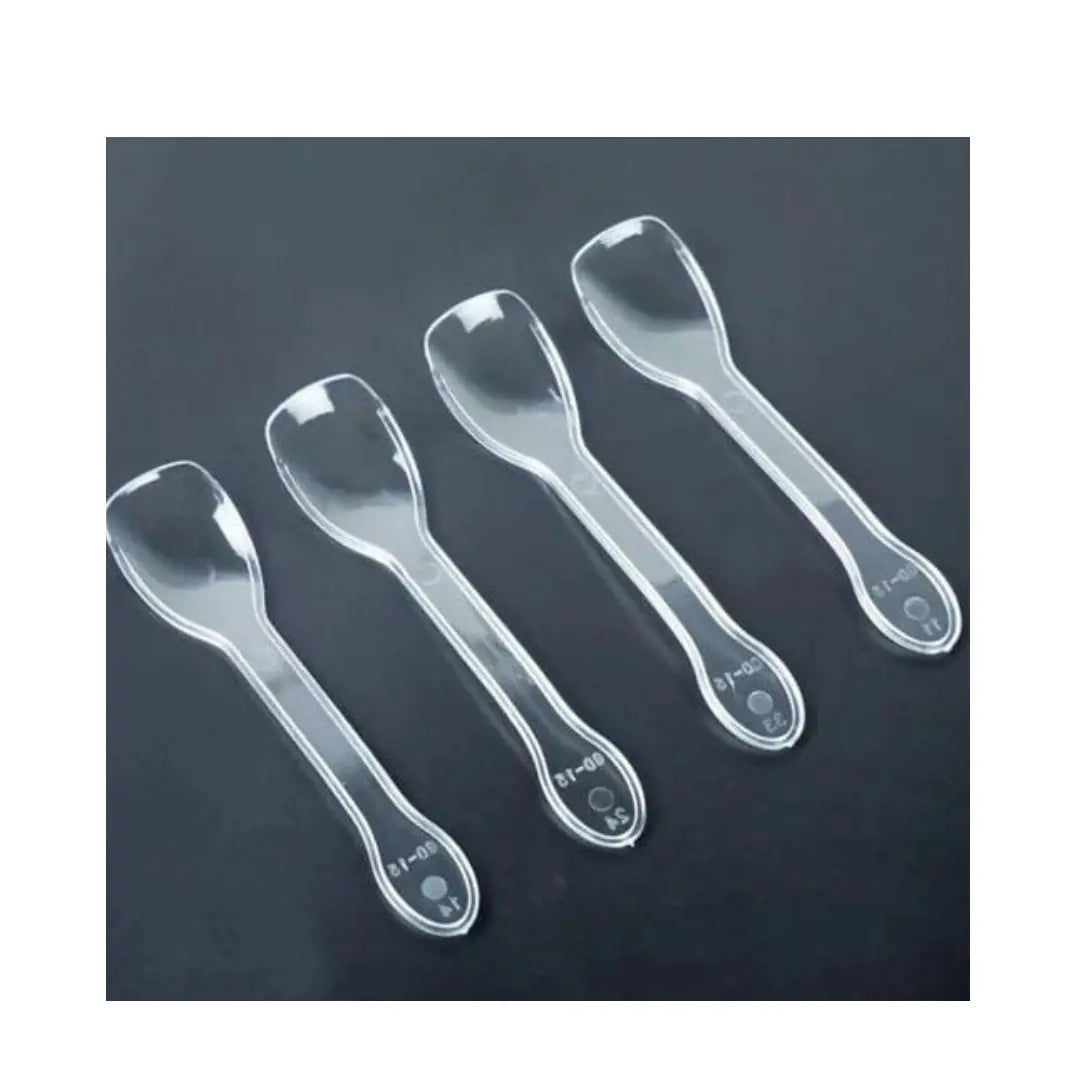 Plastic Dessert Spoons - 50s Honey Bee Online