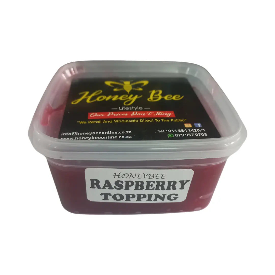 Raspberry Fruit Topping - 300g Honey Bee