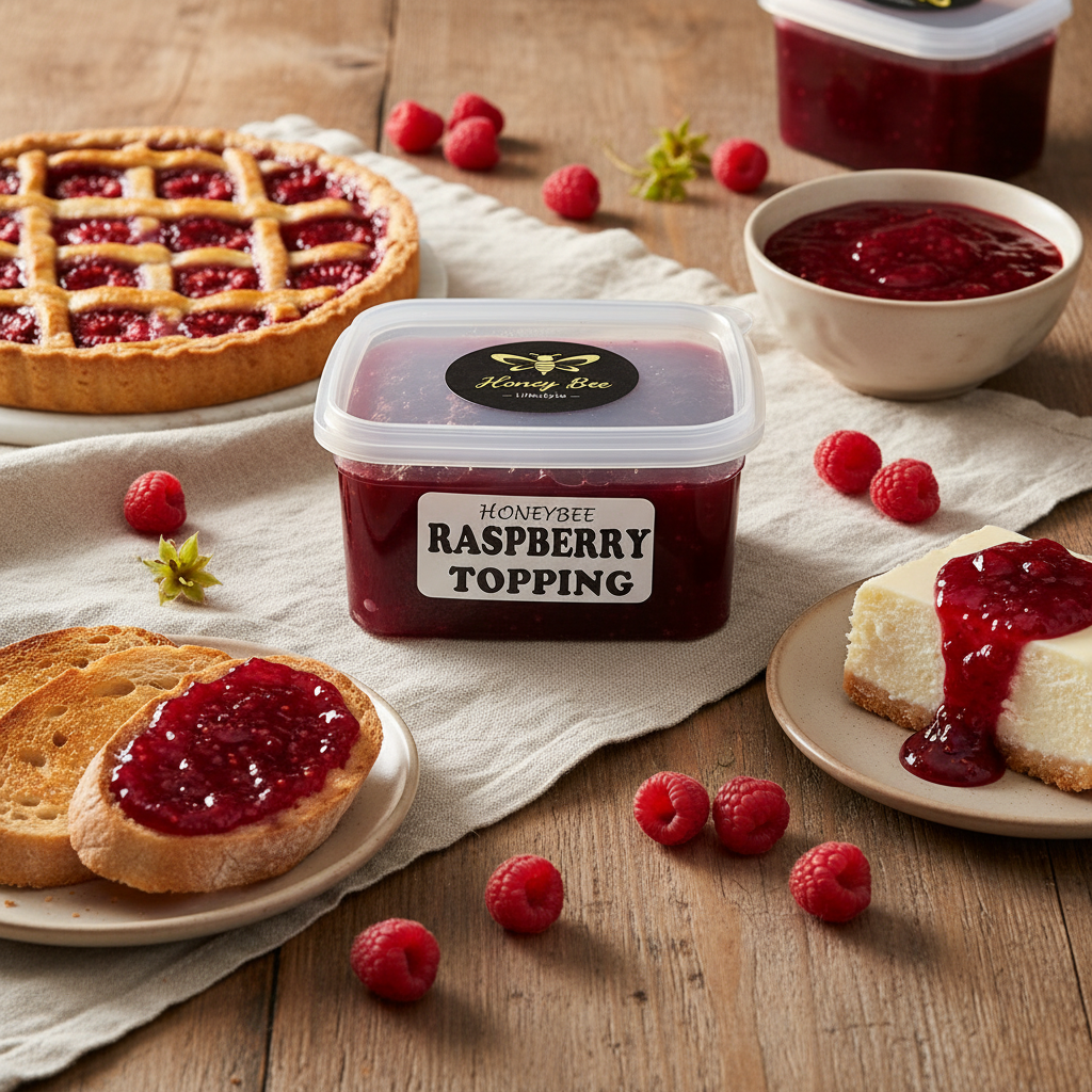 Raspberry Fruit Topping - 300g