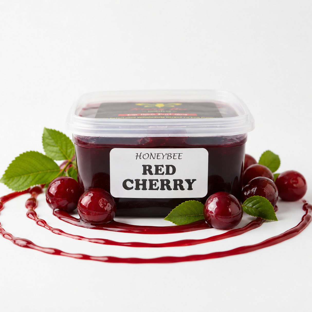 Red Cherry Fruit Topping – 300g Ready-to-Use Dessert & Cake Topping