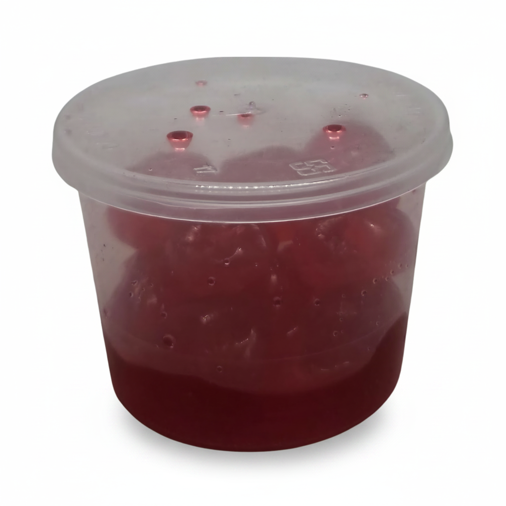 Red Glazed Cherries Fruit Topping - Assorted sizes