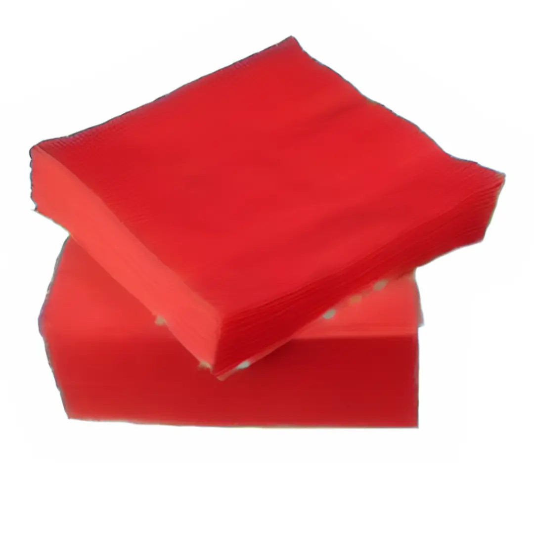Serviettes - Bright Red, 2 ply, 50s Honey Bee Online