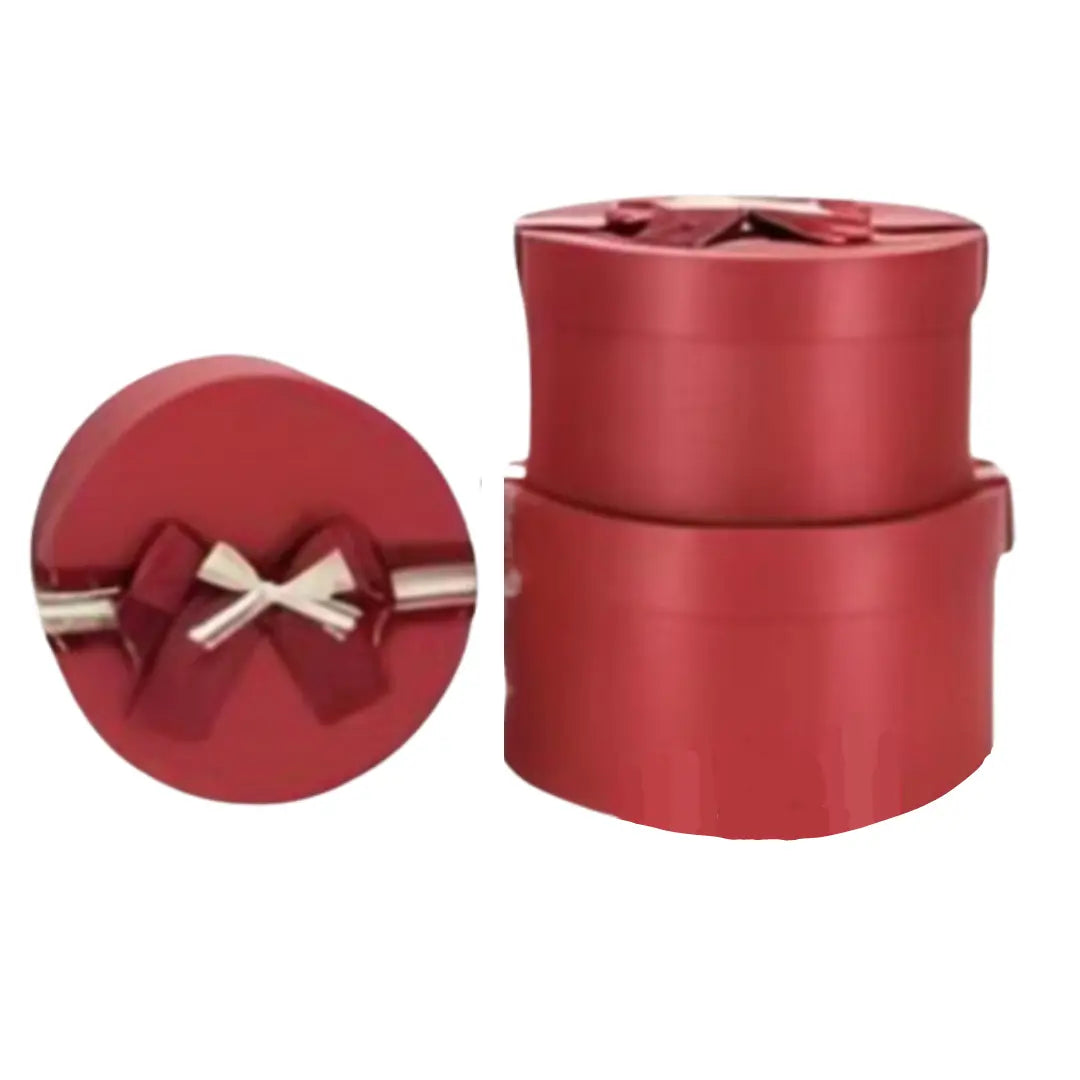 Love Gift Boxes - Round, Red with Bow Honey Bee Online