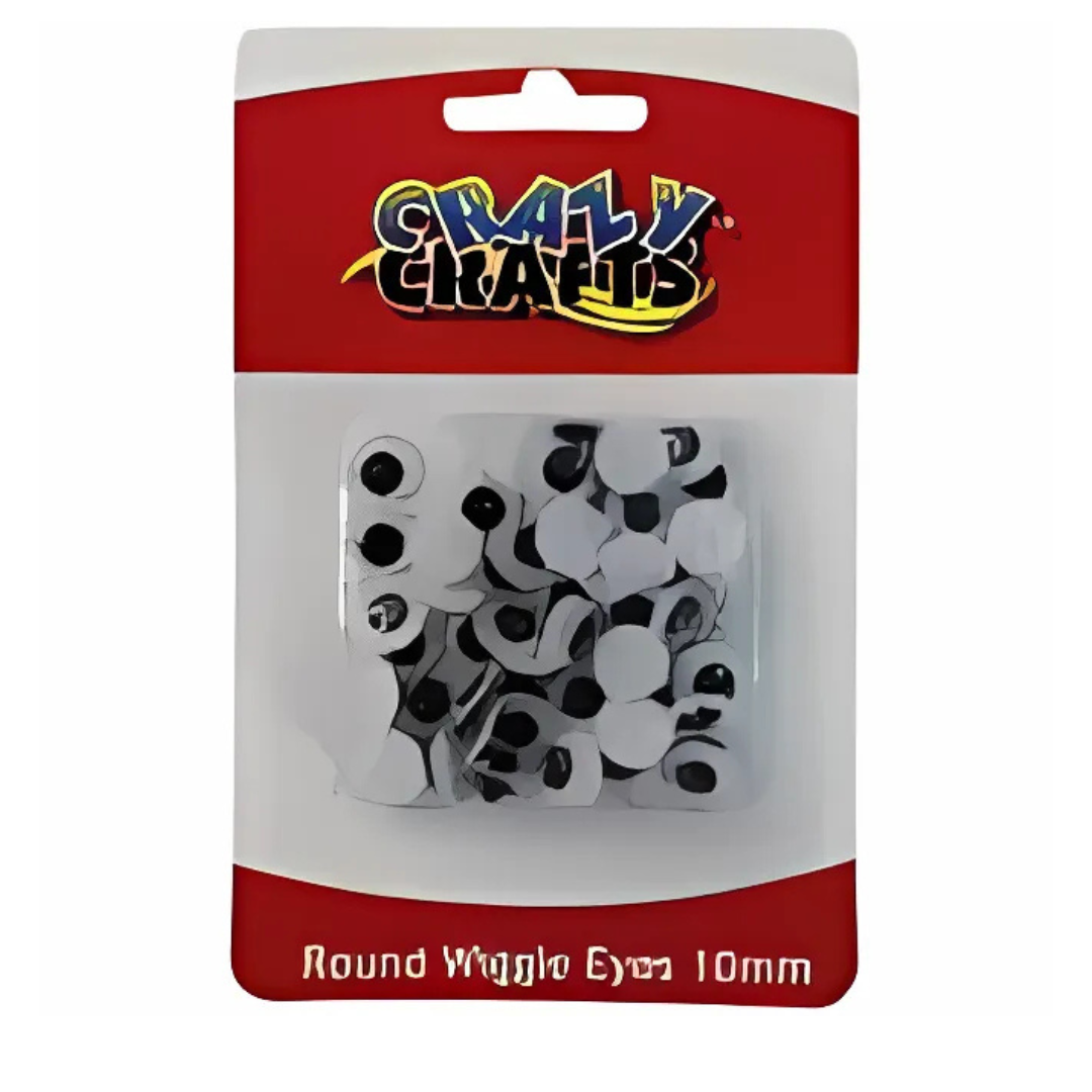 Crazy Craft Googly Eyes - 10mm