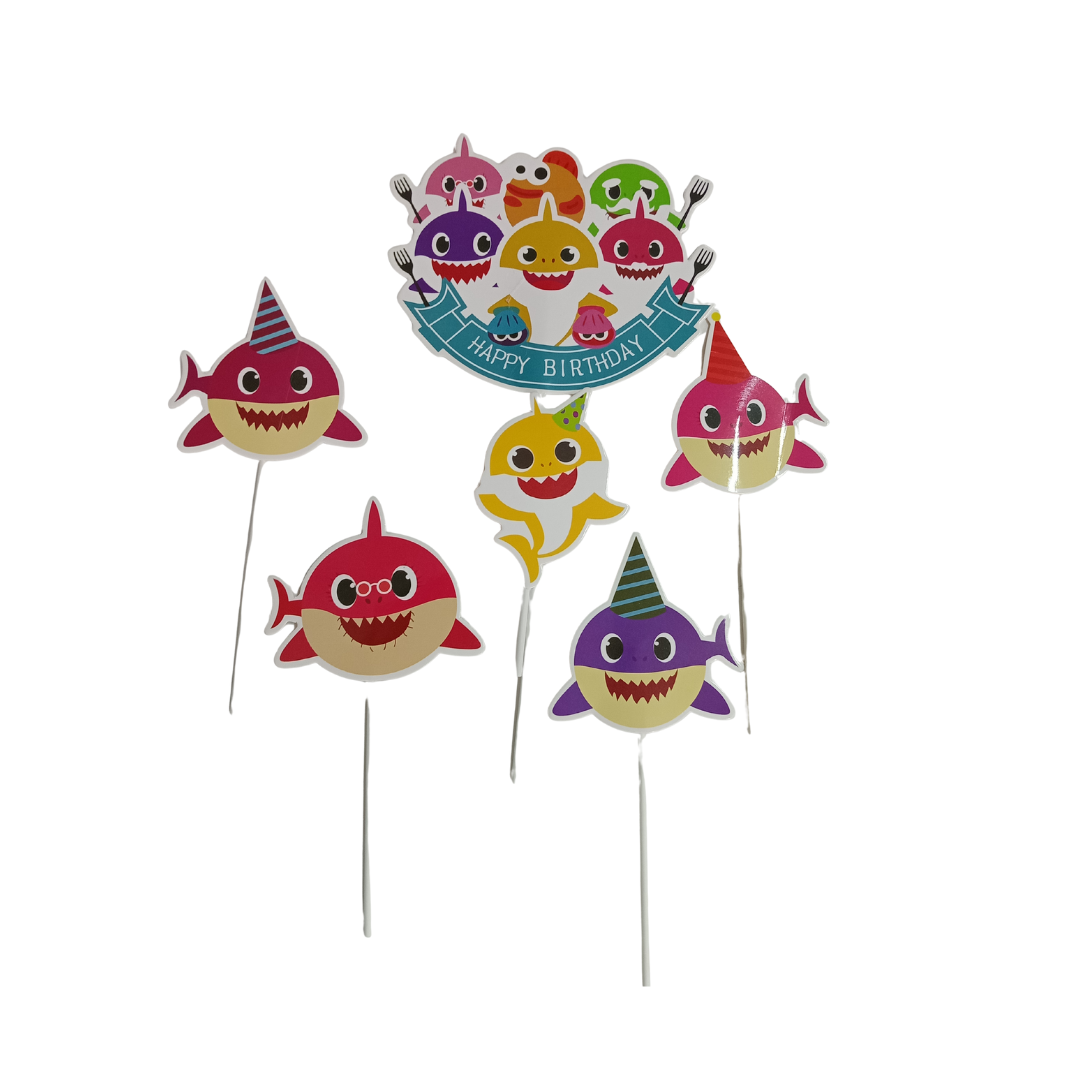 Character Cake toppers - 8/6 Piece