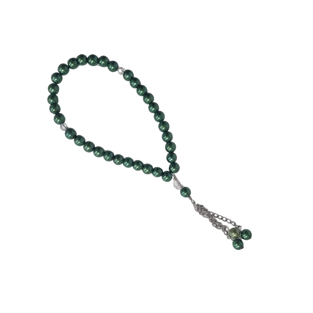 Tasbeeh - 33 Bead, Forest Green