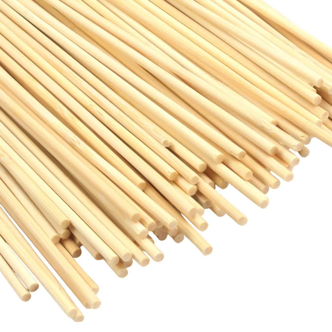Crazy Crafts Round Wooden Sticks 300mm - 20psc Honey Bee Online
