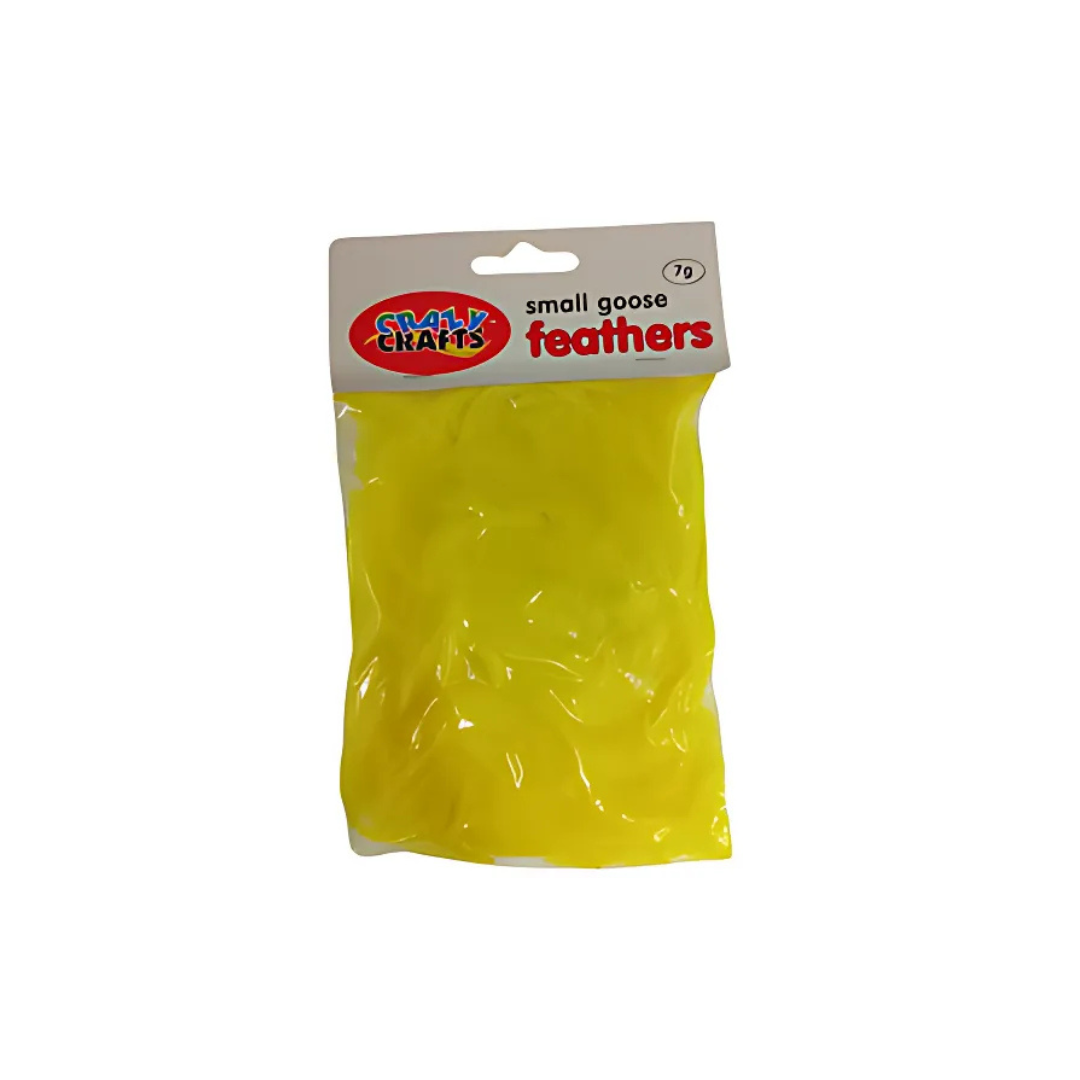Crazy Crafts Yellow Feathers 7g