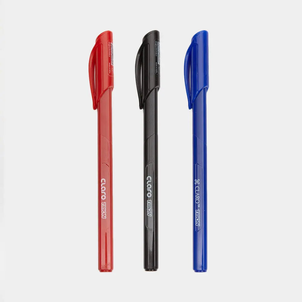 Claro Triangular Ball Pen Singular Assorted Colours Claro