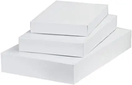 Biscuit Boxes White Without Window Assorted Sizes Honey Bee