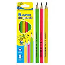 Bantex Jumbo Tri HB Pencils Pack of 6 Honey Bee Online