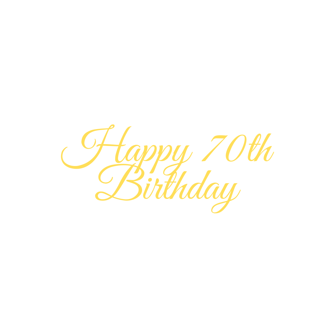 Acrylic Cake Topper Happy Birthday Numbered