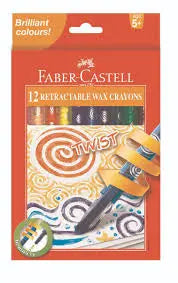 Faber - Castell Wax Twisters 12's FABER - CASTELL