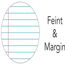 A5 Hardcover Feint and Margin 96 Page Honey Bee Online