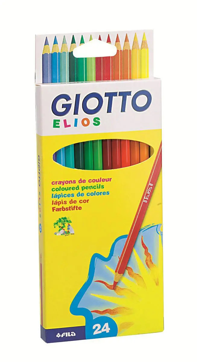 GIOTTO COLOUR PENCILS 12'S GIOTTO