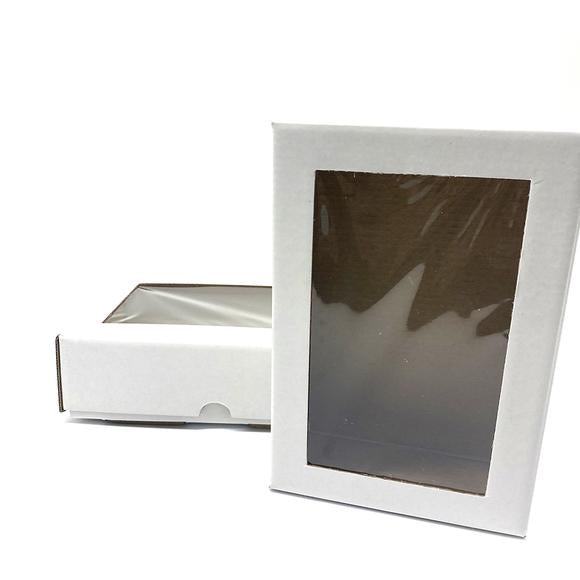 Biscuit Boxes White With Window Assorted Sizes