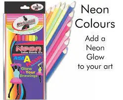 STATESMAN COLOUR PENCILS NEON 12'S Honey Bee Online