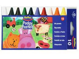 Rolfes Oil Pastels 10's ROLFES