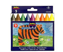 Rolfes Wax Crayons 9's ROLFES