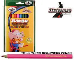 Beginner Colour Pencils Jumbo Pack of 12 Honey Bee Online