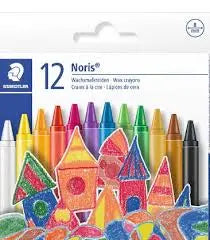 Staedtler Noris Wax Crayons 12's STAEDTLER